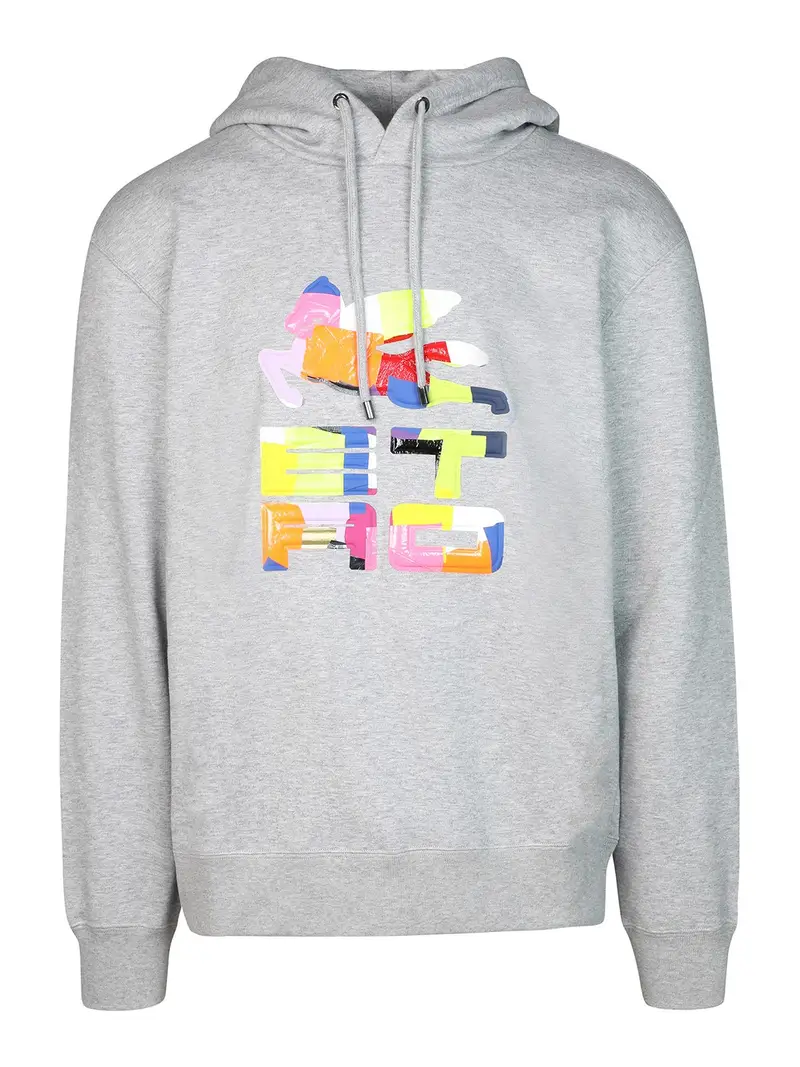 Felpa in cotone con cappuccio Multicolore