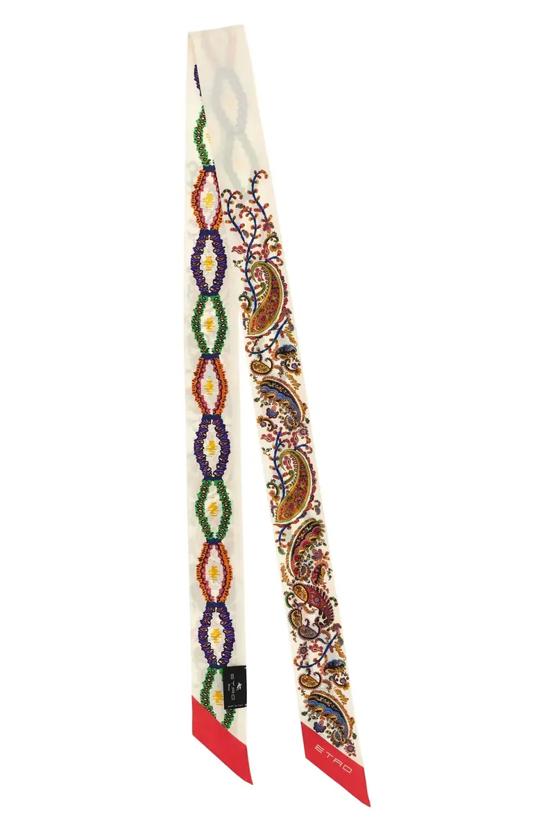 Etro Foulard Paisleyna Multi in seta