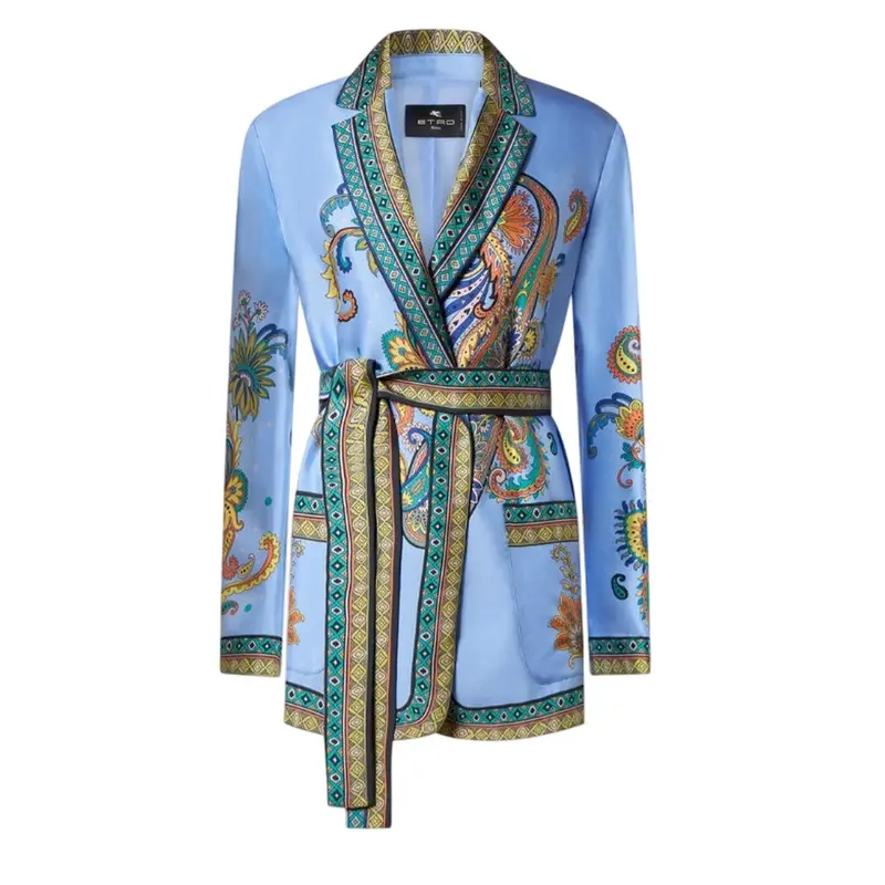 giacche donna etro - jackets woman - celeste SKY BLUE