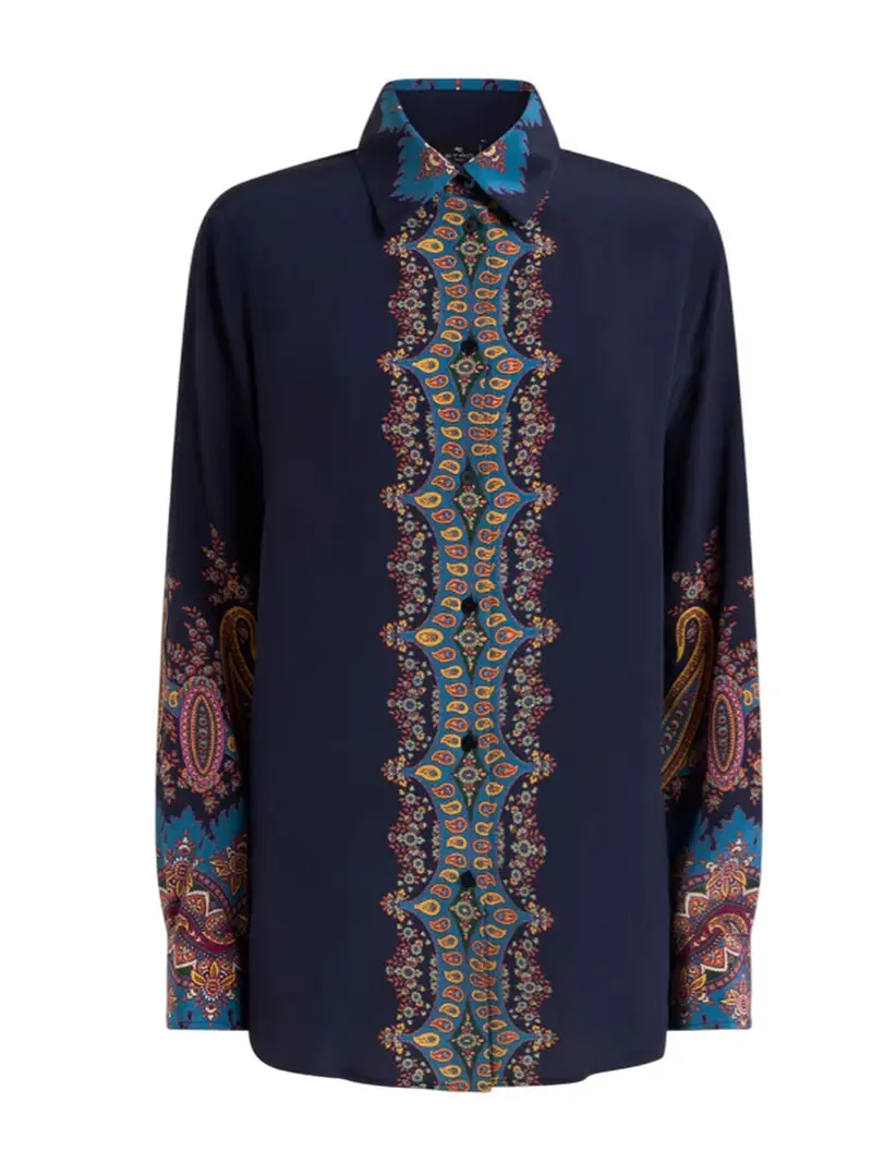 giacche donna etro - shirts - blu BLUE