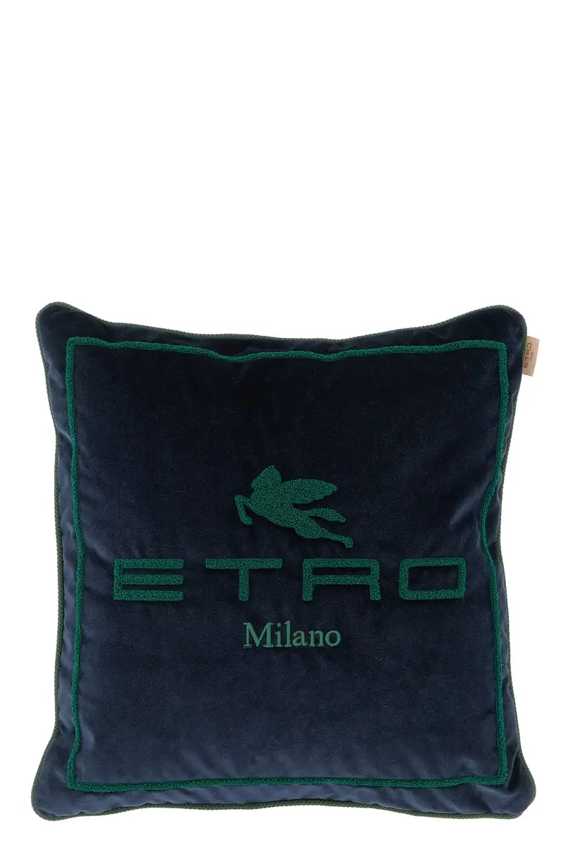 Cuscino Logo Blu