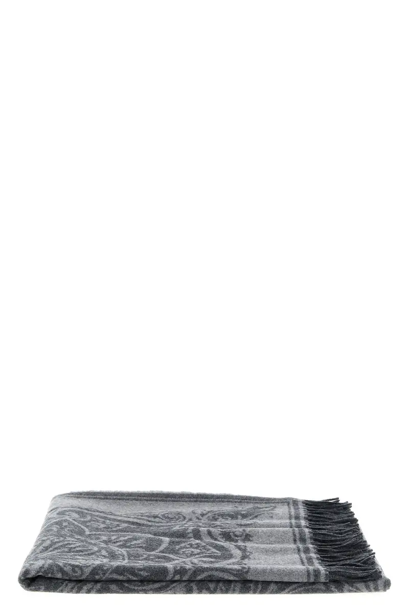 Plaid 'Alocasia' Grigio