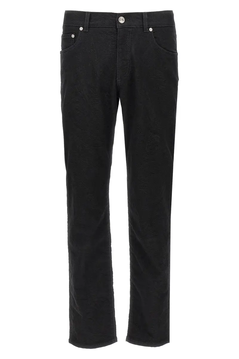 Jeans Jacquard Nero