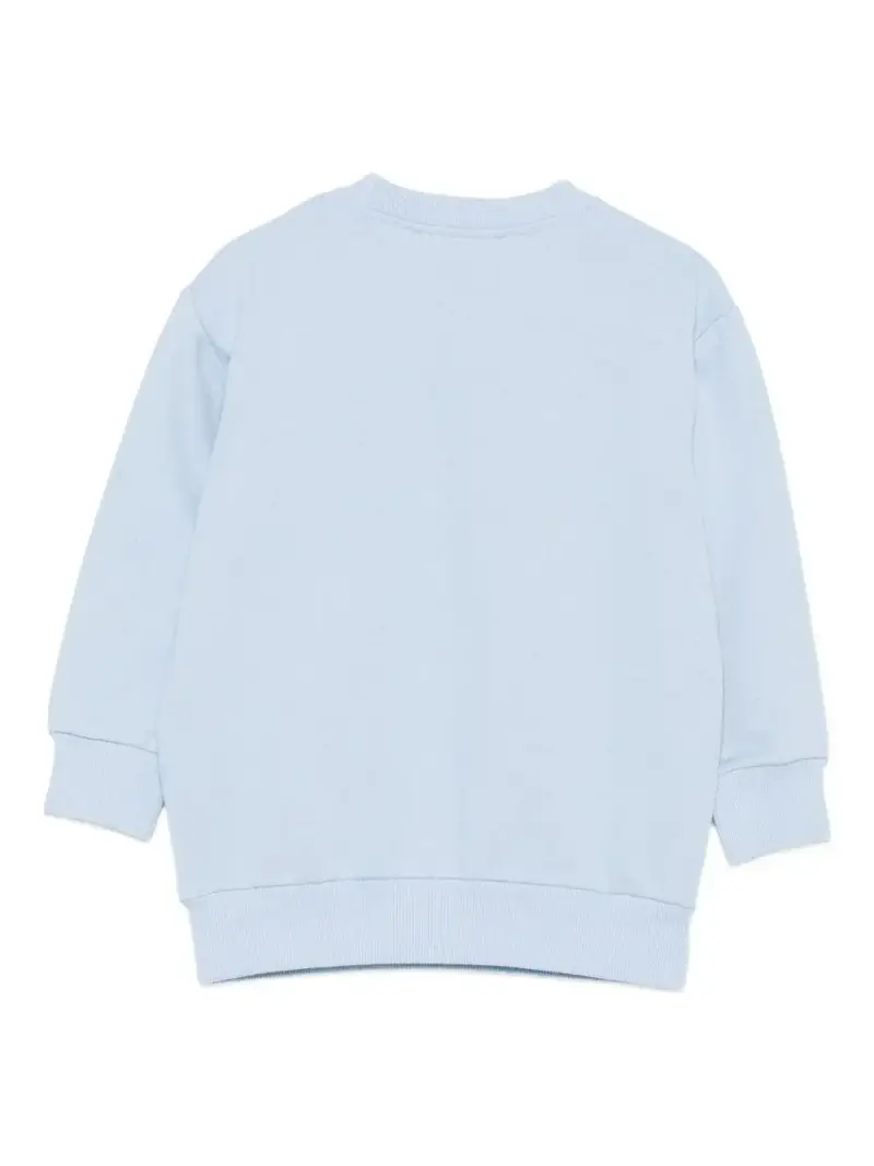 Felpa con Applicazione Pegaso Celeste miniatura 3