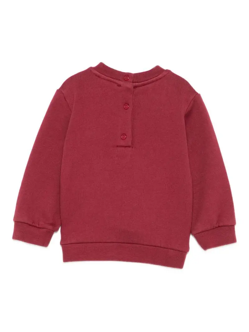 Felpa con Ricamo Pegasus Bordeaux miniatura 2