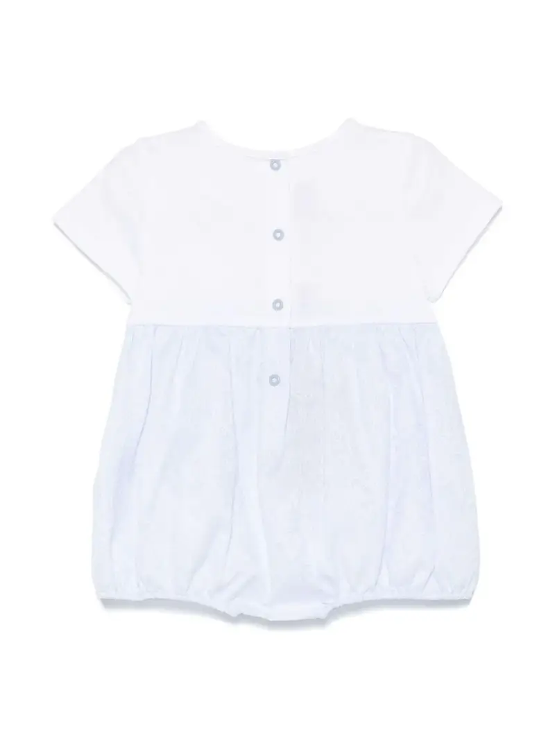 Tutina bicolor neonato Azzurro miniatura 2