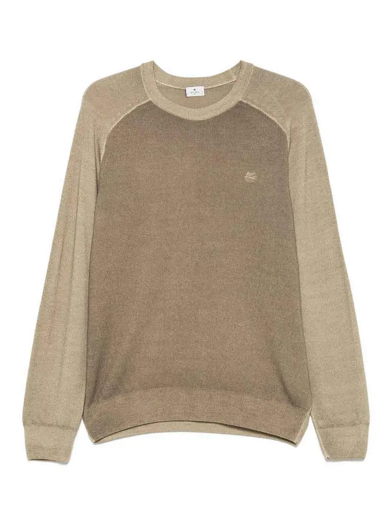 Maglione di lana marrone Marrone Chiaro