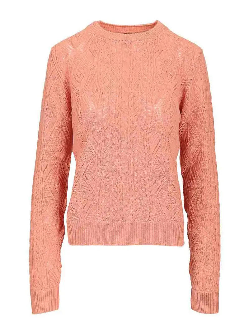 Maglione di lana Rosa