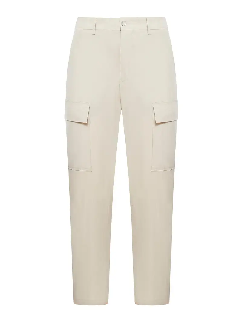 Pantaloni casual cargo Bianco