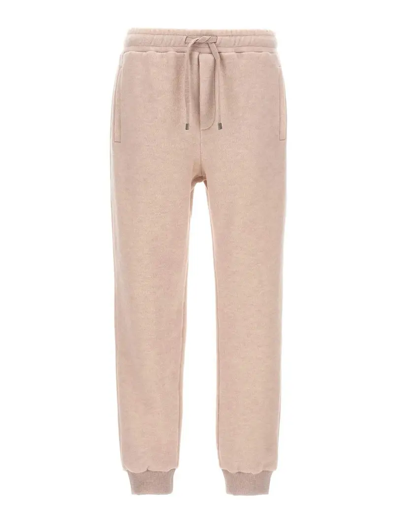 Pantaloni da jogging in lana Beige