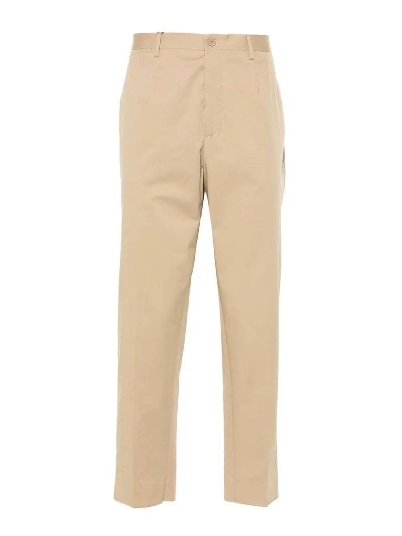Pantaloni di cotone Beige