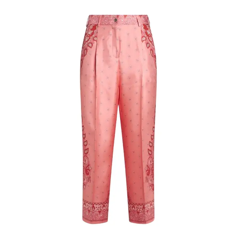 pantaloni donna etro - trousers woman - rosa PINK
