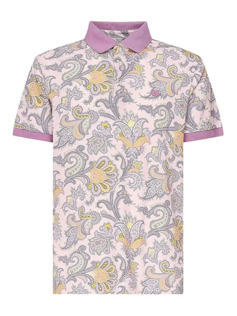 Polo con stampa floreale Multicolore