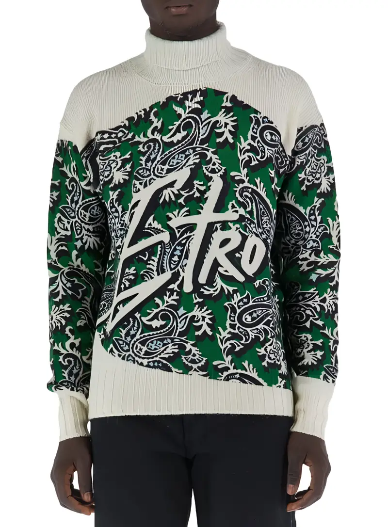 PULLOVER ETRO GREEN