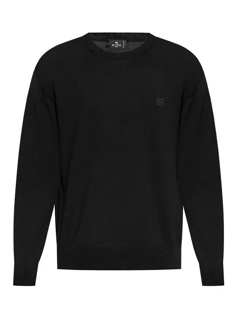 Pullover in maglia Nero
