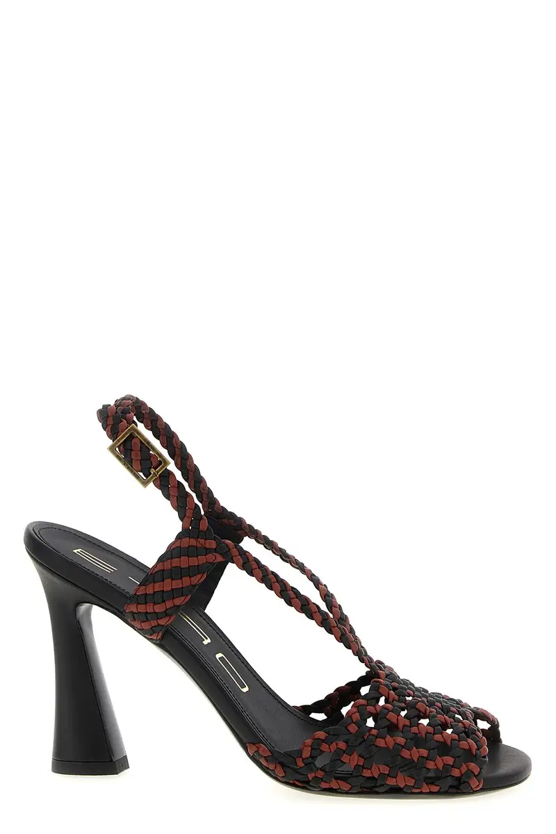 Sandalo Bicolore Bianco