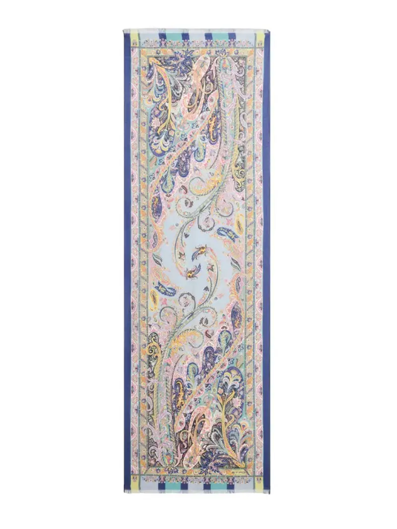 sciarpe donna etro - scarves scarf woman - azzurro LIGHT BLUE
