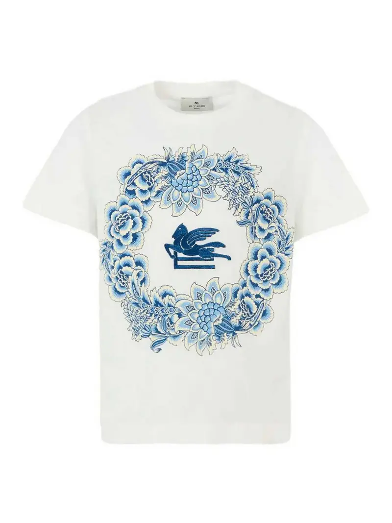 ETRO T-shirt Crema 3999436