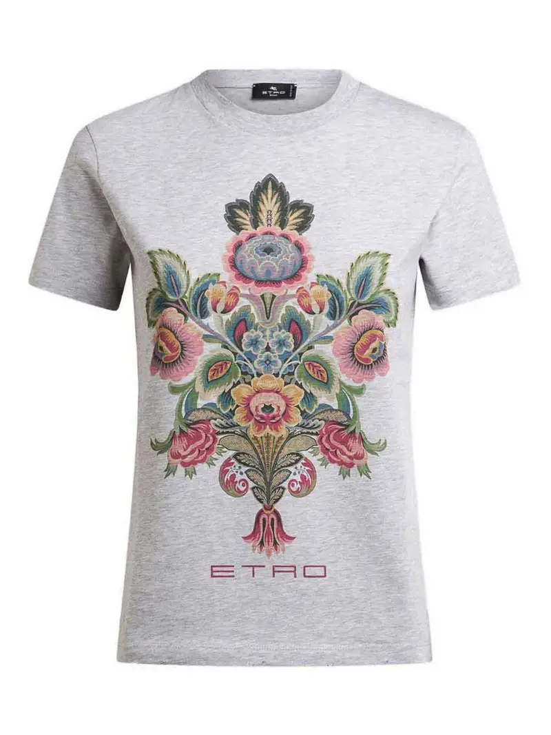 ETRO T-shirt Grigio 3860529