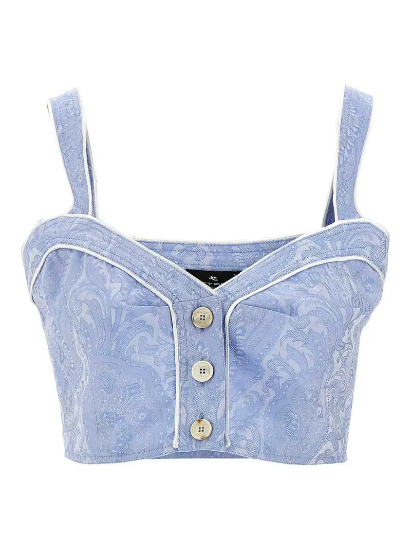 ETRO Top Azzurro 3253257