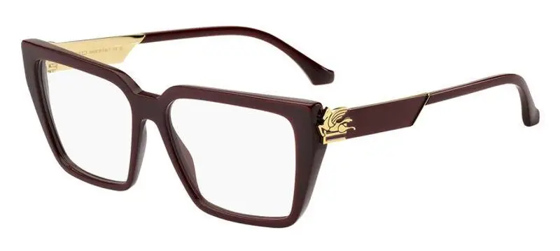 ETRO Unisex ETRO 0030 LHF Montature da vista Acetato Bordeaux  Squadrata