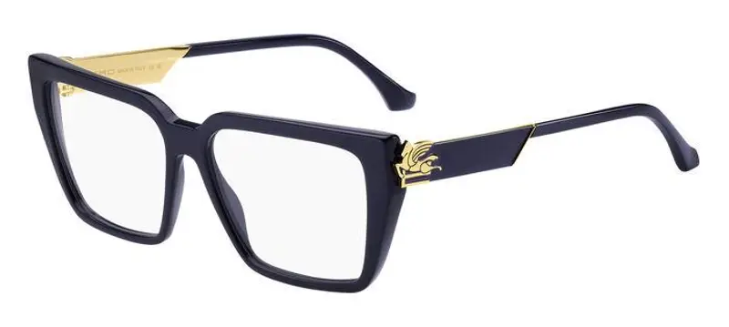 ETRO Unisex ETRO 0030 PJP Montature da vista Acetato Blu  Squadrata