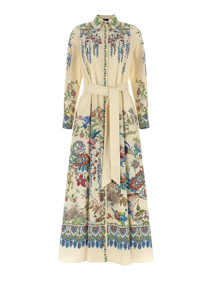 Vestito chemisier Multicolore