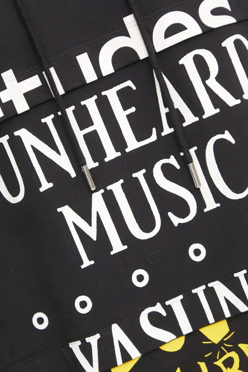 felpa in cotone uomo colore nero con cappuccio H24MCTSH195 miniatura 5