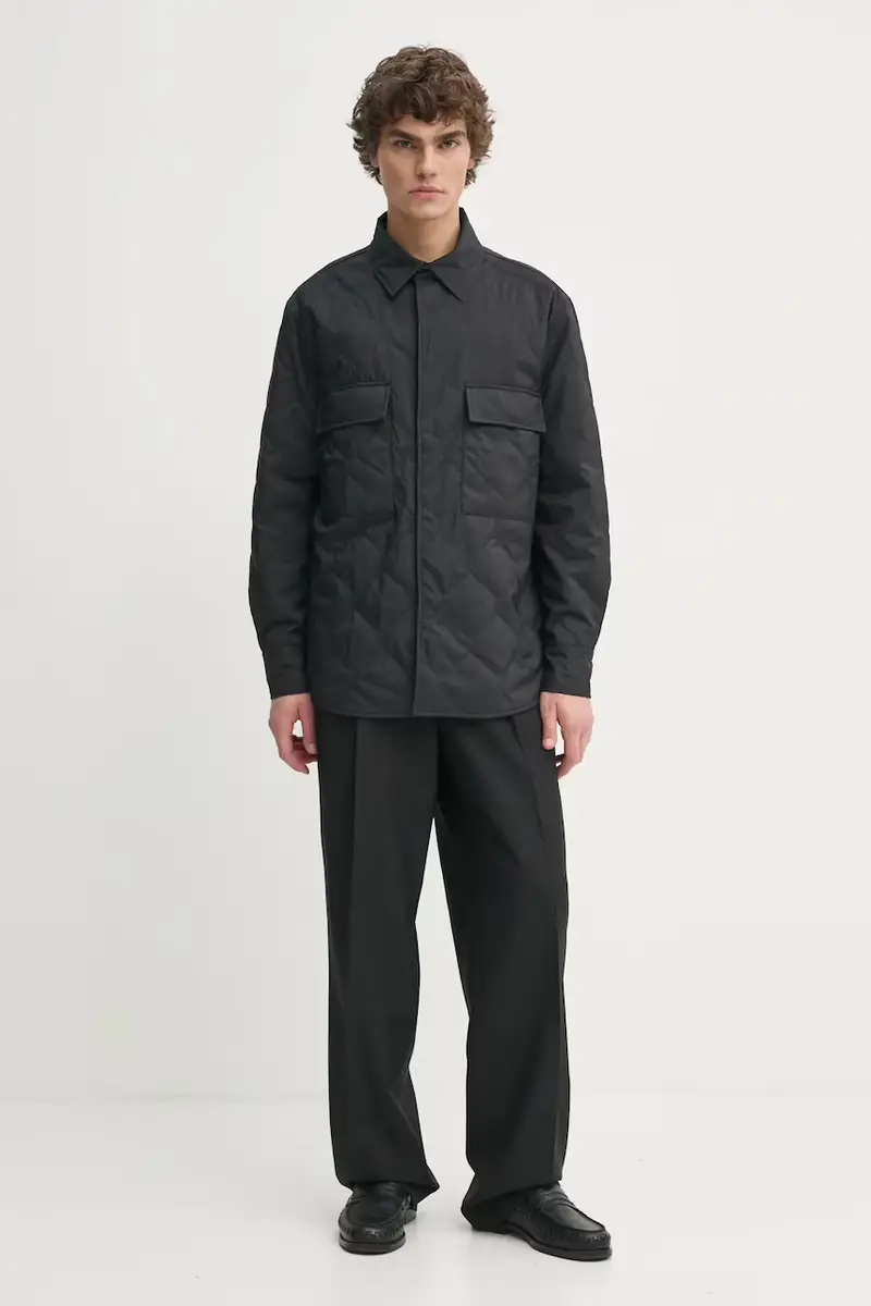 giacca uomo colore nero H24MMOUT726 miniatura 2