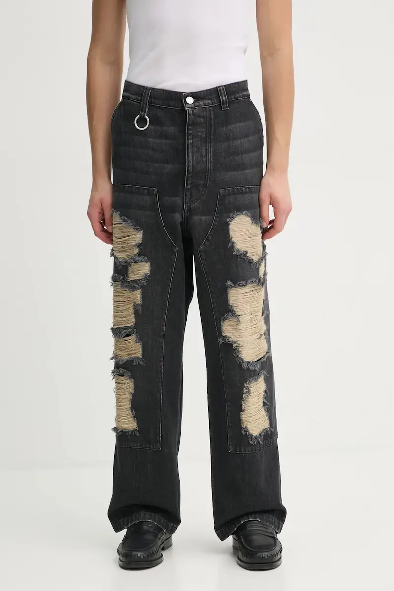 Études Studio Jeans Uomo Nero 3627046