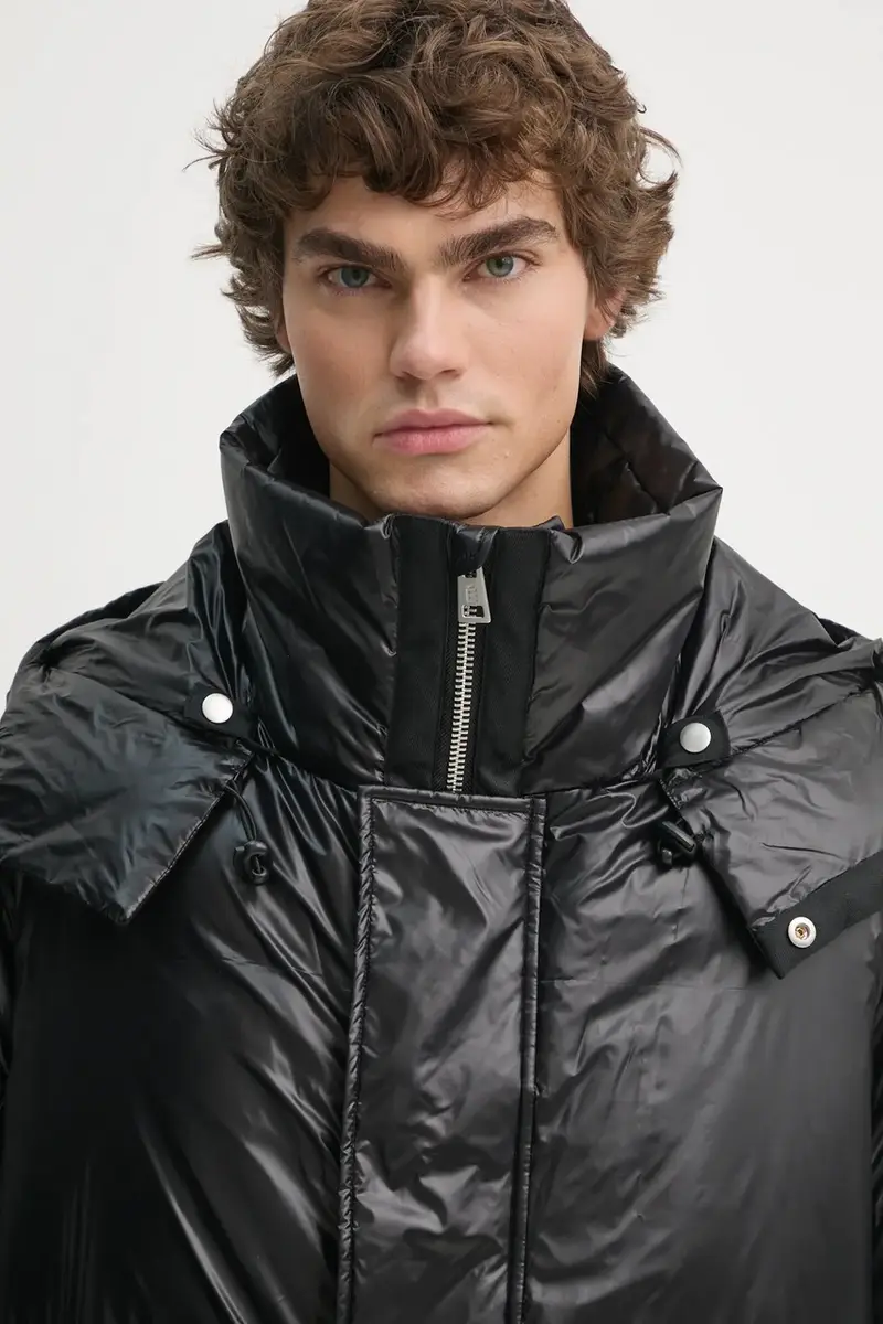 piumino uomo colore nero H24MMOUT762 miniatura 4