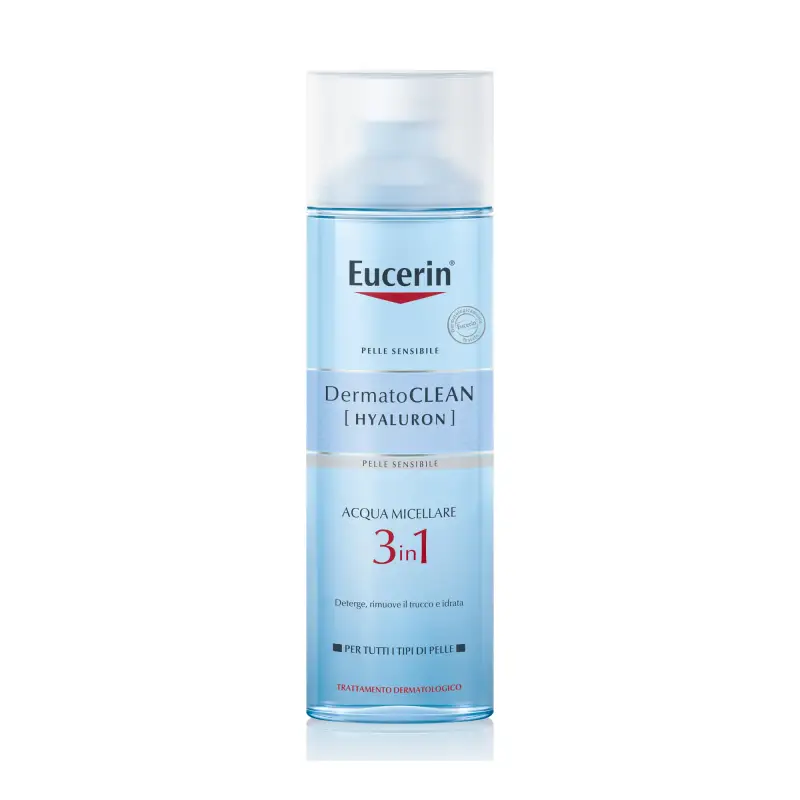 DermatoClean [Hyaluron] DermatoCLEAN Lozione Struccante Micellare 3 in 1 - Acqua micellare