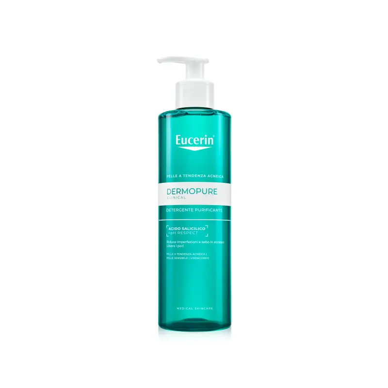 Dermopure Detergente Purificante - Gel detergente viso,Crema viso pelle grassa