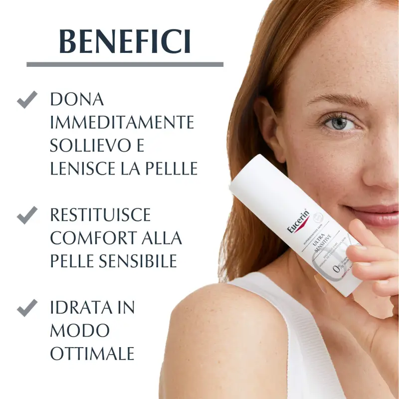 Pelle Ipersensibile UltraSENSITIVE Trattamento Lenitivo Pelle da normale a mista - Crema idratante viso miniatura 2