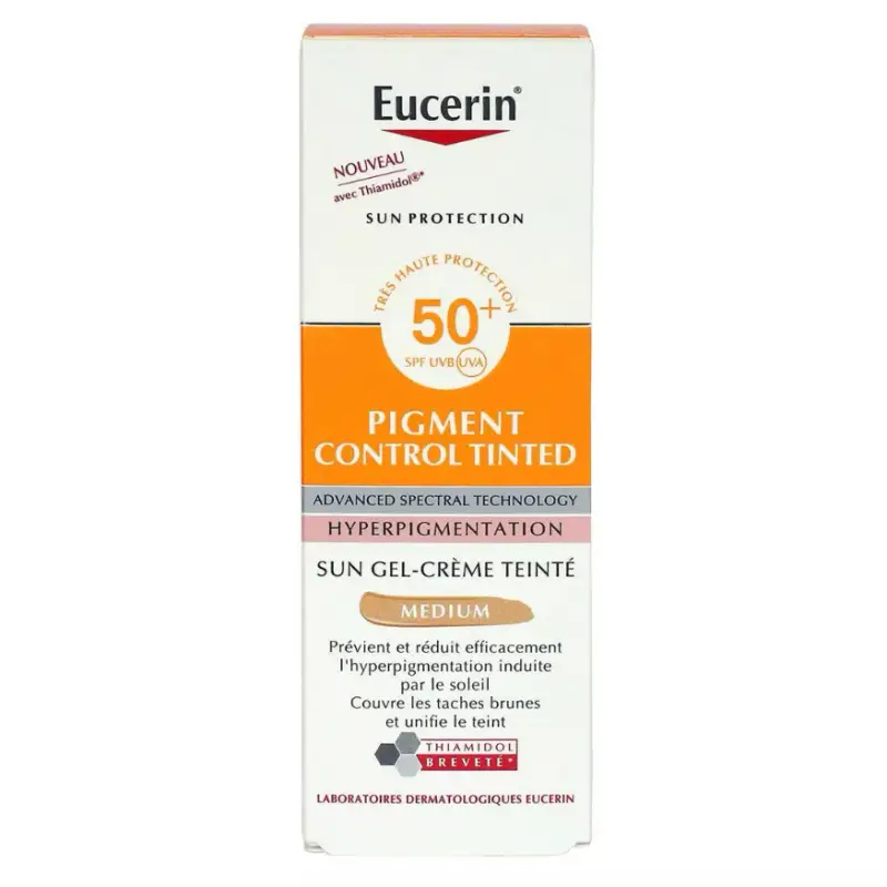 Protezione solare Pigment Control Gel-Crema SPF50+ Tinta 50ml