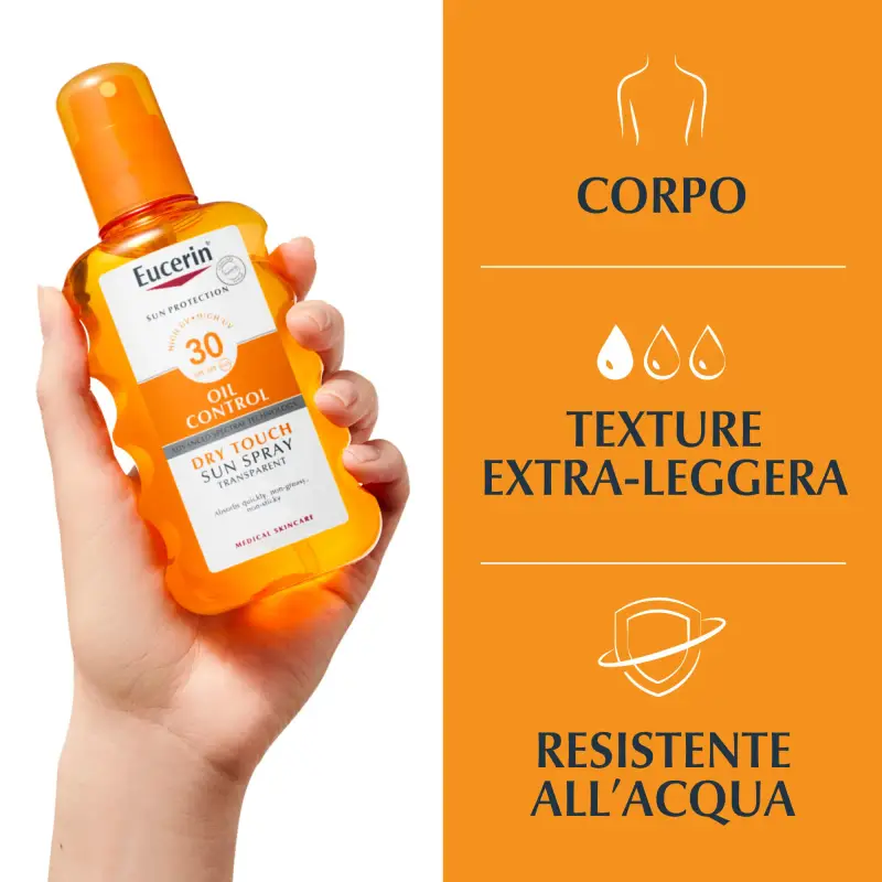 Sun Protection Dry Touch Sun Spray Transparent SPF30 - Solari alta protezione miniatura 3