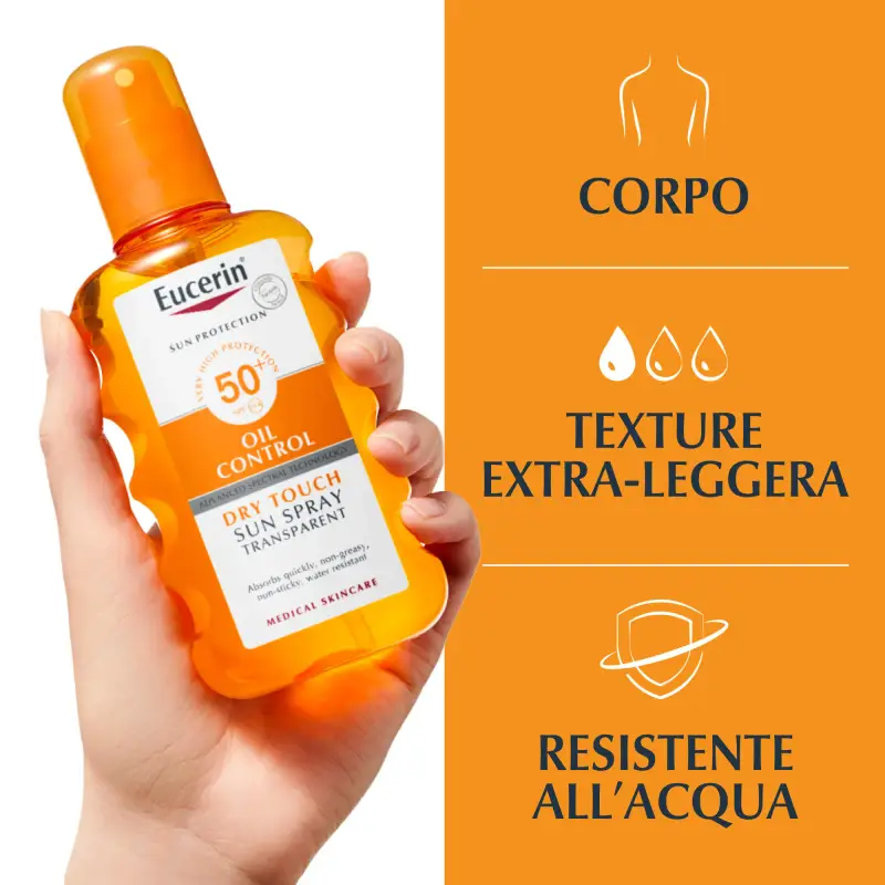 Sun Protection Dry Touch Sun Spray Transparent SPF50 - Solari alta protezione miniatura 3