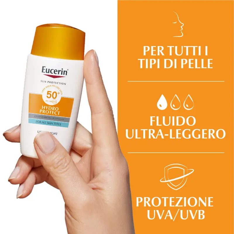 Sun Protection Hydro Protect Fluido Ultra-Leggero SPF50+ - Protezione solare viso miniatura 3