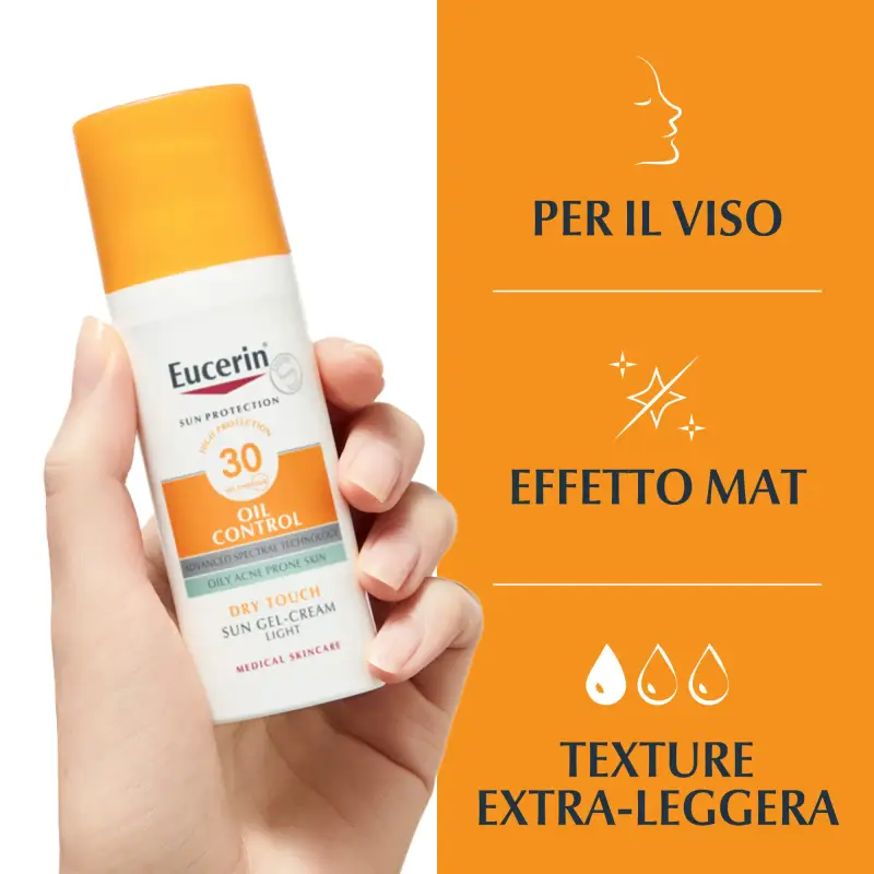 Sun Protection Oil Control Sun Face Gel-Creme Dry Touch SPF30 - Protezione solare viso miniatura 3
