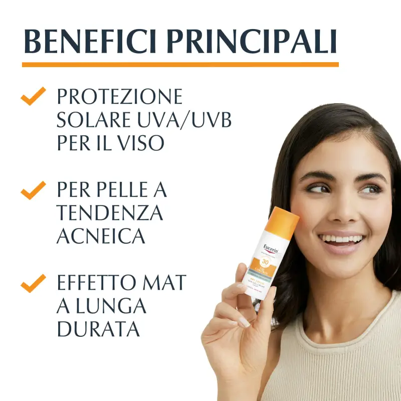 Sun Protection Oil Control Sun Face Gel-Creme Dry Touch SPF50+ - Protezione solare viso miniatura 2