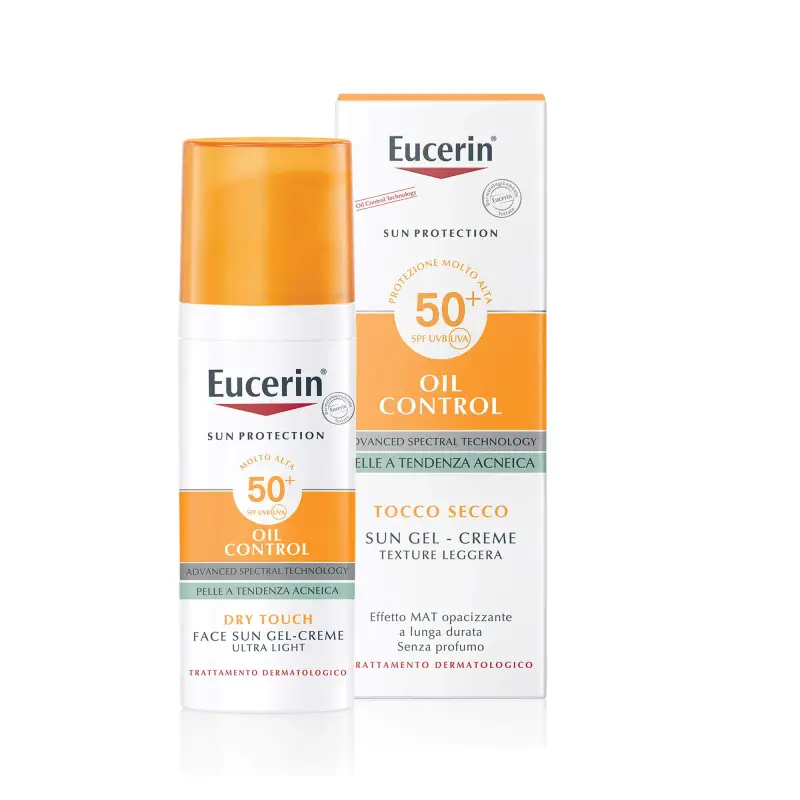 Sun Protection Oil Control Sun Face Gel-Creme Dry Touch SPF50+ - Protezione solare viso