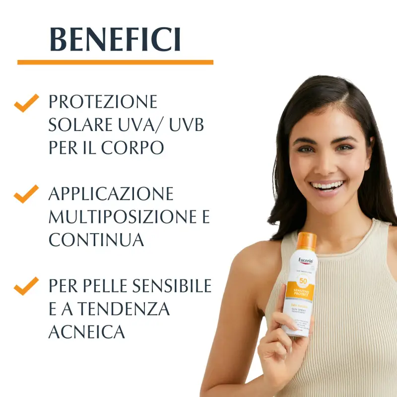 Sun Protection Oil Control Sun Spray Transparent Dry Touch SPF50 - Solari alta protezione miniatura 2