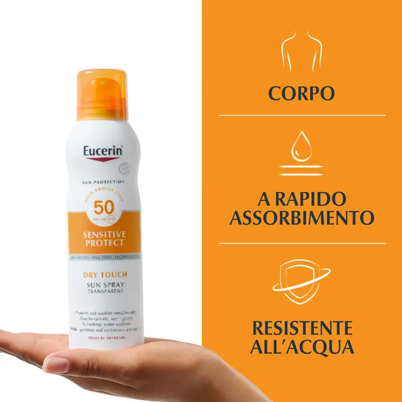Sun Protection Oil Control Sun Spray Transparent Dry Touch SPF50 - Solari alta protezione miniatura 3