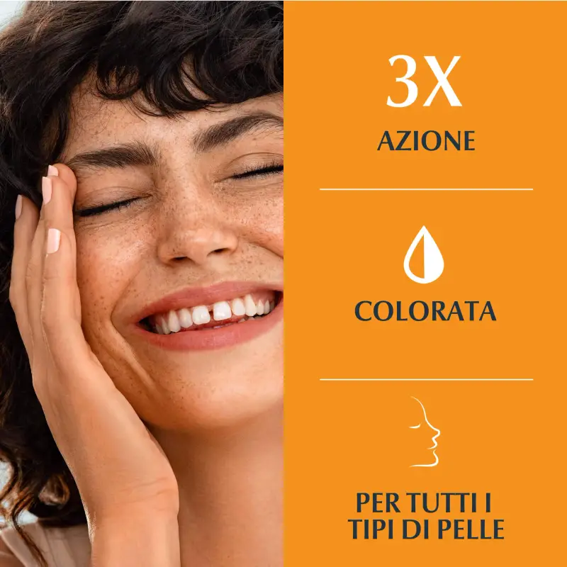 Sun Protection Photoaging Control Tinted Face Sun Gel-Creme SPF50+ - Trattamento antietà pelli mature, Crema colorata viso, Protezione solare miniatura 3
