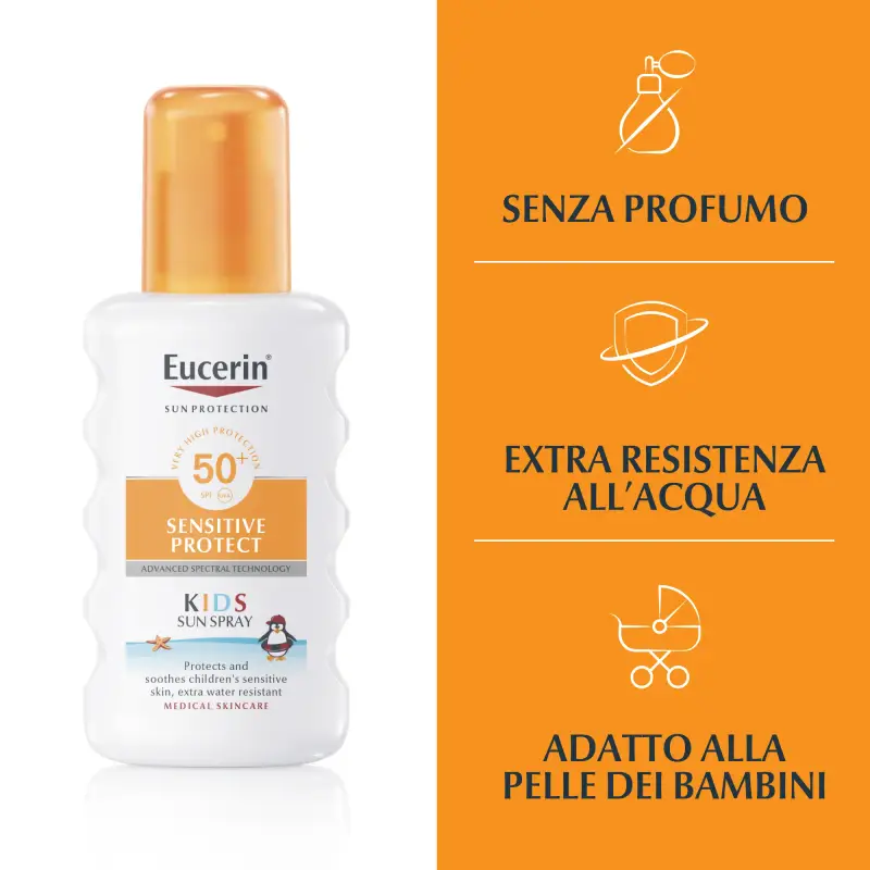 Sun Protection Sensitive Protect Kids Sun Spray SPF50+ - Crema Solare Bambini, Solari alta protezione miniatura 3