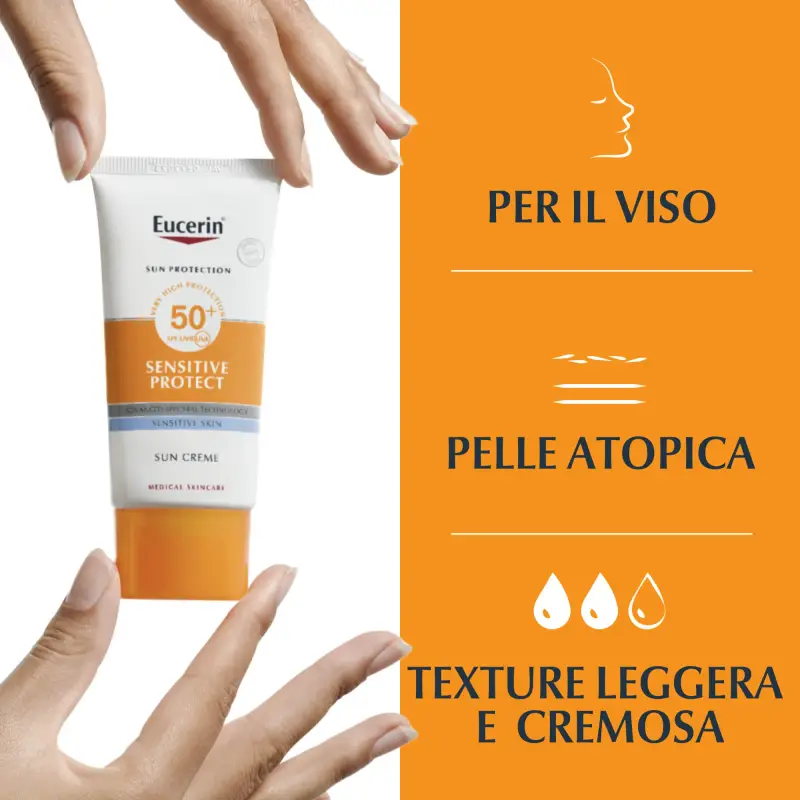 Sun Protection Sensitive Protect Sun Face Creme SPF50+ - Protezione solare viso miniatura 3