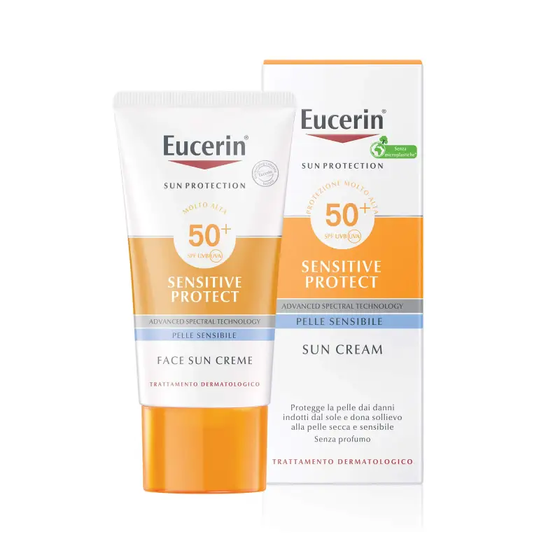 Sun Protection Sensitive Protect Sun Face Creme SPF50+ - Protezione solare viso