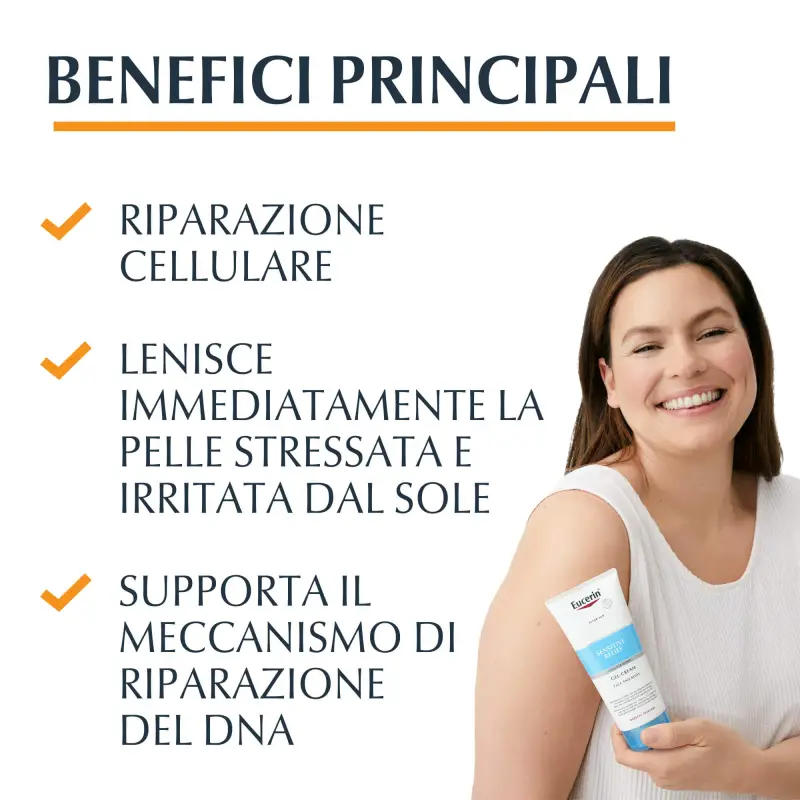 Sun Protection Sensitive Relief After Sun Gel-Creme - Crema doposole corpo, Crema doposole viso miniatura 2
