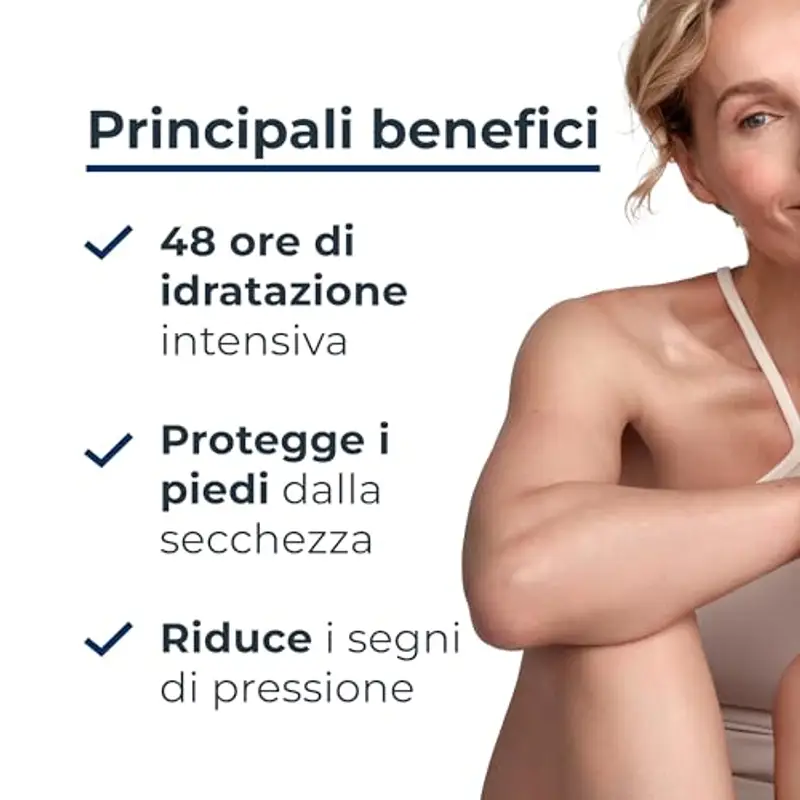 Eucerin Urea Repair Crema Piedi 10% 100 ml, Crema talloni e piedi idratante 48h, Formula con 10% Urea e Ceramidi per un sollievo immediato dalla pressione dei calli pelle secca e screpolata miniatura 2