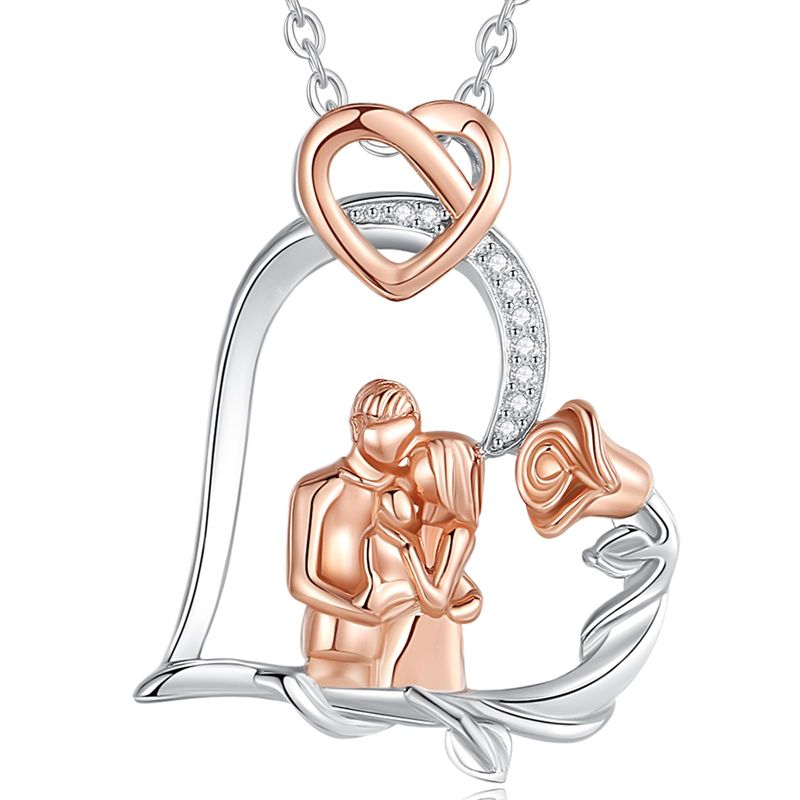 EUDORA Collana Harmony Ball Argento e Oro 18k - 22"